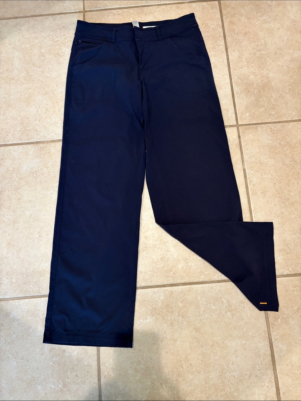 Lucy Walkabout Collection Travel Pants S Navy 30” inseam